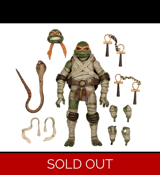 NECA TMNT Michelangelo The Mummy Action Figure